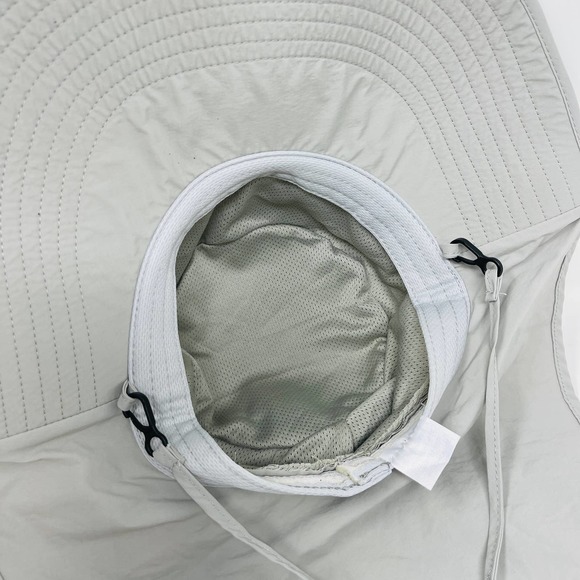 Womens Bucket Sun Cap Ear Neck Flap Fishing Hiking Visor Hats Wide‎ Brim Gray OS - Picture 6 of 7
